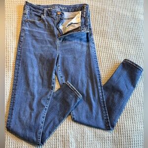 American Eagle Outfitters Dark Blue Skinny Jeans